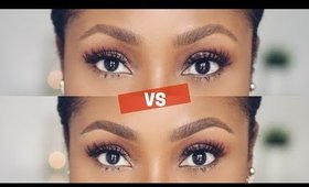 NATURAL (SOFT) VS DEFINED BROWS - HOW TO DO BOTH | DIMMA UMEH