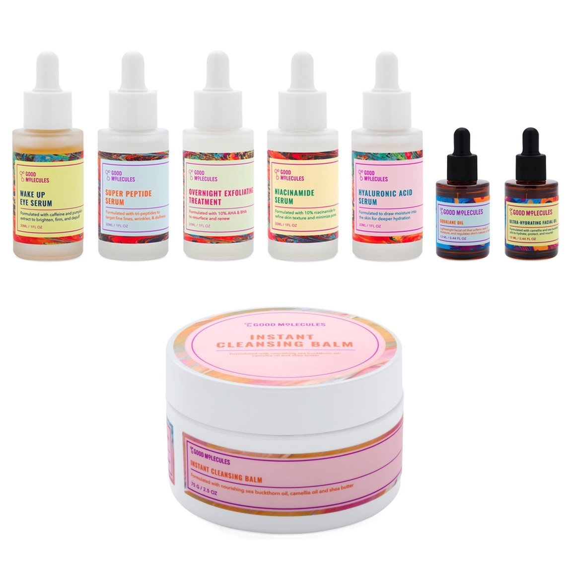 Good Molecules The Super Seven + Instant Cleansing Balm Beautylish