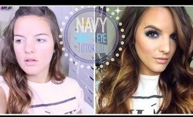 Navy Smokey Eye | Tutorial