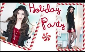 Holiday Party Getting Ready: Makeup, Hair, & Outfit! | BeautyTakenIn