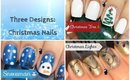 Three Designs: Christmas Nail Art by The Crafty Ninja