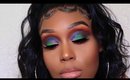 Colorful  Glitter Eyeshadow Tutorial | Fall Makeup