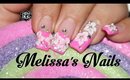 3D Pink Blossom Nail Art- Flores 3D Diseños de Uñas