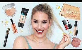 TESTING NEW MAKEUP: L'Oreal PRO GLOW, SWAMP QUEEN Palette, Cover FX ENHANCER DROPS + More!