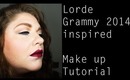 Lorde Grammys inspired make up tutorial I Bexberrymua