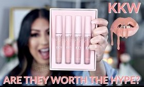 KKW BY KYLIE COSMETICS REVIEW, SWATCHES, 1ST IMPRESSION + GIVEAWAY!