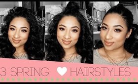 Hair Tutorial: 3 Spring Hairstyles