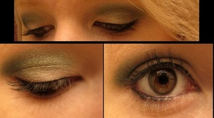 Green smokey eye :)