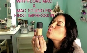 INLOVE WITH MAC-FIRST IMPRESSION(STUDIO FIX FLUID FOUNDATION)