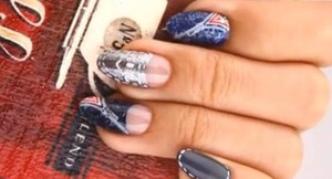 I got inspired and made DIY Jeans nail art with the tutorial. :D 
simply check them out at http://saranail.blogspot.kr