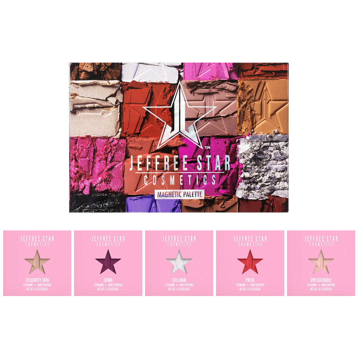 Jeffree Star Cosmetics Artistry 24-Pan Drama Bundle alternative view 1 - product swatch.