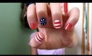 Girly Patriotism: A 4th of July Nail Tutorial