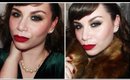 Glitter Eyes & Red Lips - NYE Make-Up Tutorial