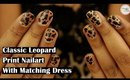 Classic Leopard Print Nail Art Tutorial & Outfit of the Day