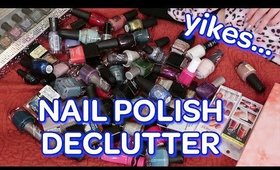 NAIL POLISH COLLECTION DECLUTTER