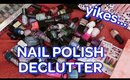 NAIL POLISH COLLECTION DECLUTTER