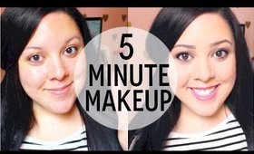 5 MINUTE MAKEUP! | Back to School Makeup Tutorial