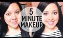5 MINUTE MAKEUP! | Back to School Makeup Tutorial