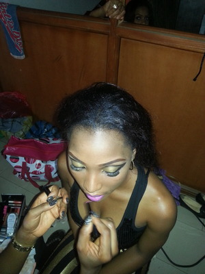 Quinzy churks music video...makeup by Emel makeover