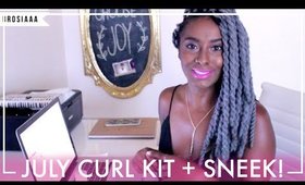 July CurlKit + August Sneek Peek!