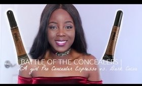 BATTLE of the CONCEALERS | La Girl Pro Espresso vs. Dark Cocoa
