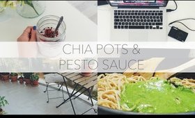 Chia Pots & Pesto Sauce | #JessicaVlogsJuly