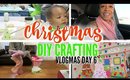 DIY CHRISTMAS CRAFTING WITH KIDS! VLOGMAS DAY 6