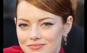 Emma Stone's Oscar Makeup