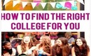 How To Find the Right College For YOU! | FashionWithTy