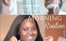 My MORNING Routine | GRWM- Makeup and Clip in Kinky Hair Extensions | Chanel Boateng