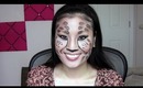 Cheetah Inspired Halloween Makeup Tutorial 2012