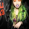 Socialite/Hair Muse Niki Takesh Stoner girl green