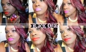 Black Opal Matte Lipstick: Lip Swatches and Review