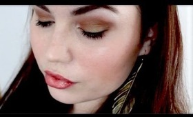 Face Of The Day: Metallic Bronze Daytime Look