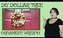 DIY Dollar Tree Ornament Wreath