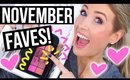 November Favorites 2016! || NEW Products I'm LOVING (+ I'm an AUNTIE!!)