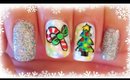Advent Calendar | 5 - Cute Pastel Christmas nail art ✩ Martina Ek