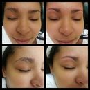 Brow waxing , Before & After 