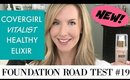 NEW COVERGIRL Vitalist Healthy Elixir Foundation | OILY COMBINATION SKIN | Foundation Road Test #19