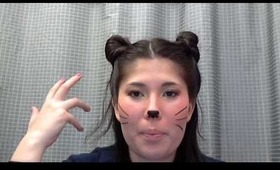 Cat Eye/Halloween Makeup Tutorial: Cat Look That Can be Done Quickly