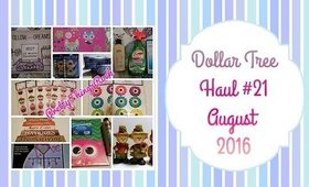 Dollar Tree Haul | #21 August 2016 | PrettyThingsRock