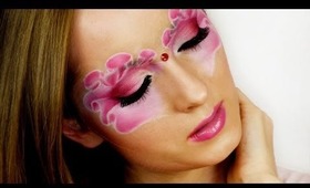 Pink Ribbon Valentines Day Makeup