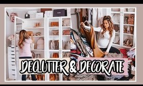 Spring Declutter | Transforming My Closet: Beauty/ Makeup Room