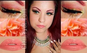 Peaches & Cream Summer Makeup Tutorial * Melocoton & Crema Maquillaje De Ojos