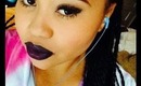 RiRi Hearts MAC Dark Berry Inspired Look