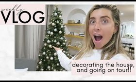 DECORATING FOR CHRISTMAS IN NOVEMBER! | Lauren Elizabeth VLOGS