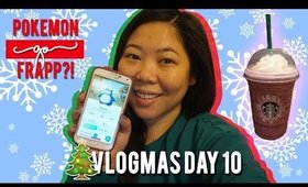 🎄 VLOGMAS Day 10: POKEMON GO FRAPPUCINO, FRESH ROSE FACE MASK | MakeupANNimal