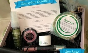 Glossybox October USA ♔ Spa Luxe!