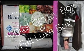 Fall Luxe Box & August Glossy Box + Giveaway!