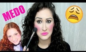 DESAFIO: COMO ME MAQUIAVA NA ADOLESCÊNCIA! HOW I DID MY MAKEUP IN HIGH SCHOOL Challenge